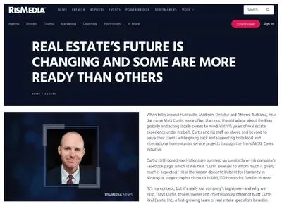 Matt Curtis, a prominent real estate figure in Alabama, exemplifies the principle of "thinking globally and acting locally" through his firm's MCRE Cares initiative. With 15 years in the industry, Curtis has committed to building 1,000 homes in Nicaragua,